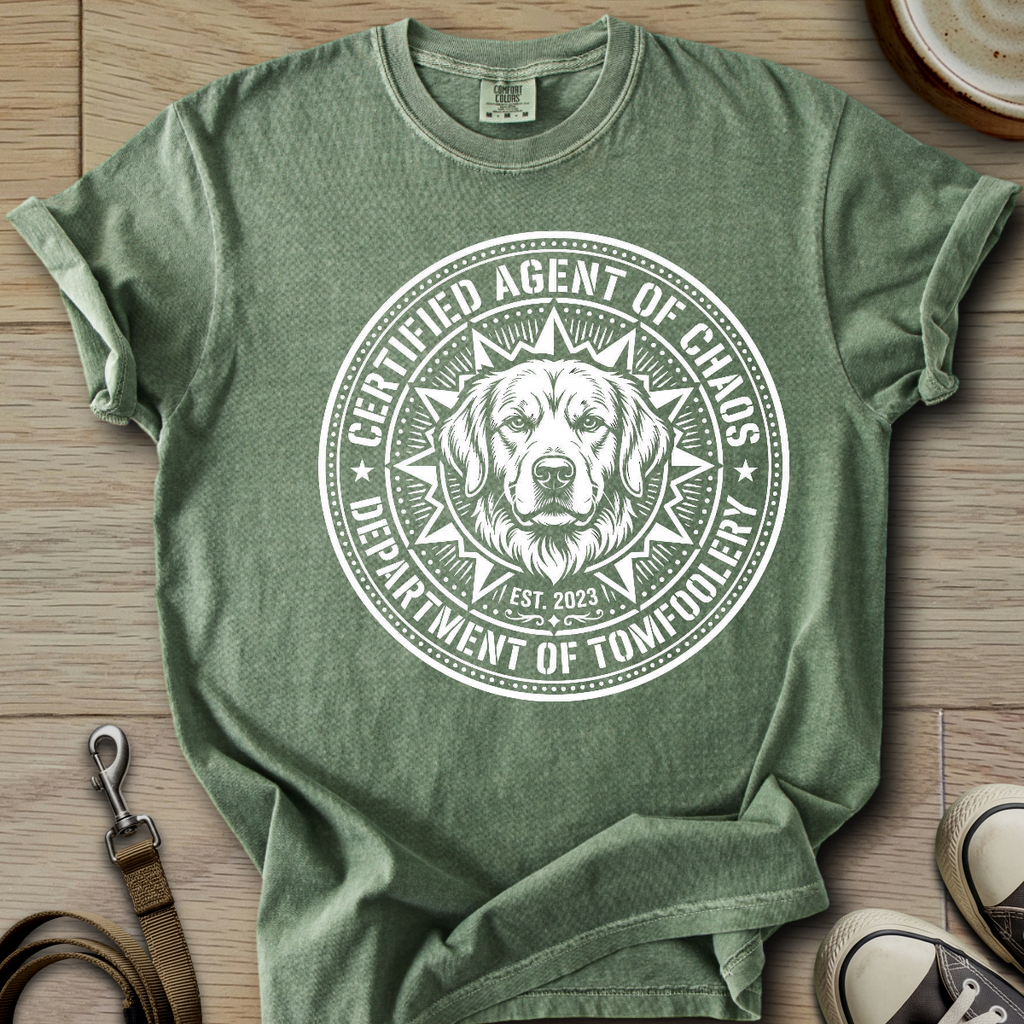 Certified Agent of Chaos - Golden T-Shirt
