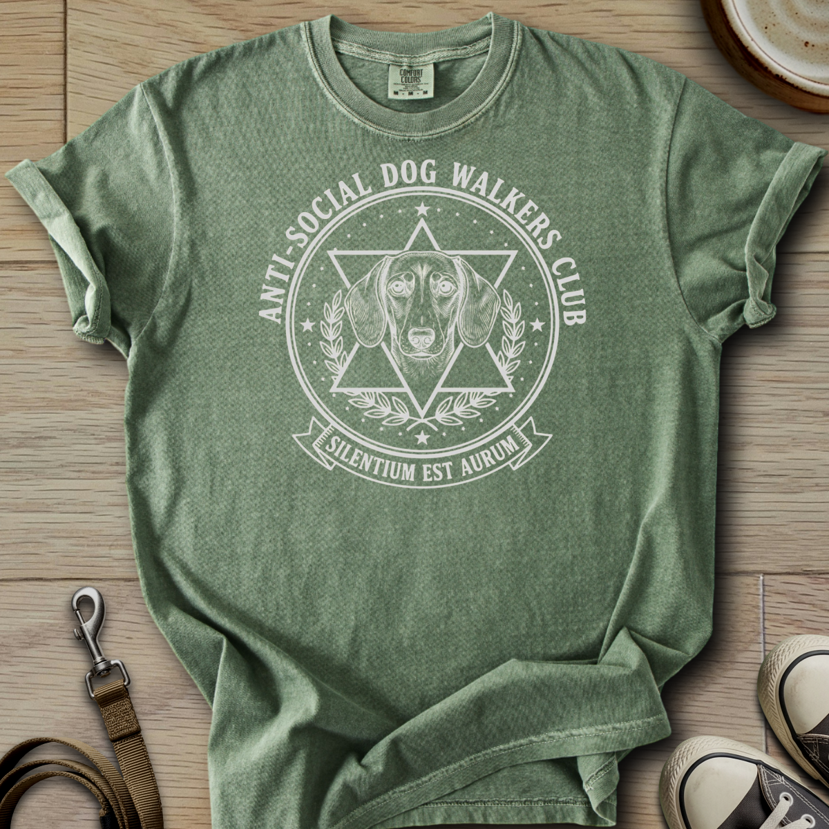 Anti-Social Dog Walkers Club - Doxie T-Shirt