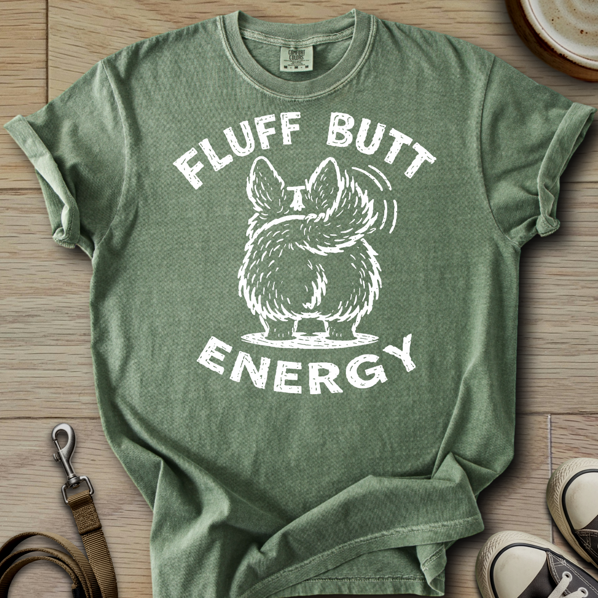 Fluff Butt Energy - Corgi T-Shirt