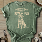 Labrador Mom Love & Fur T-Shirt