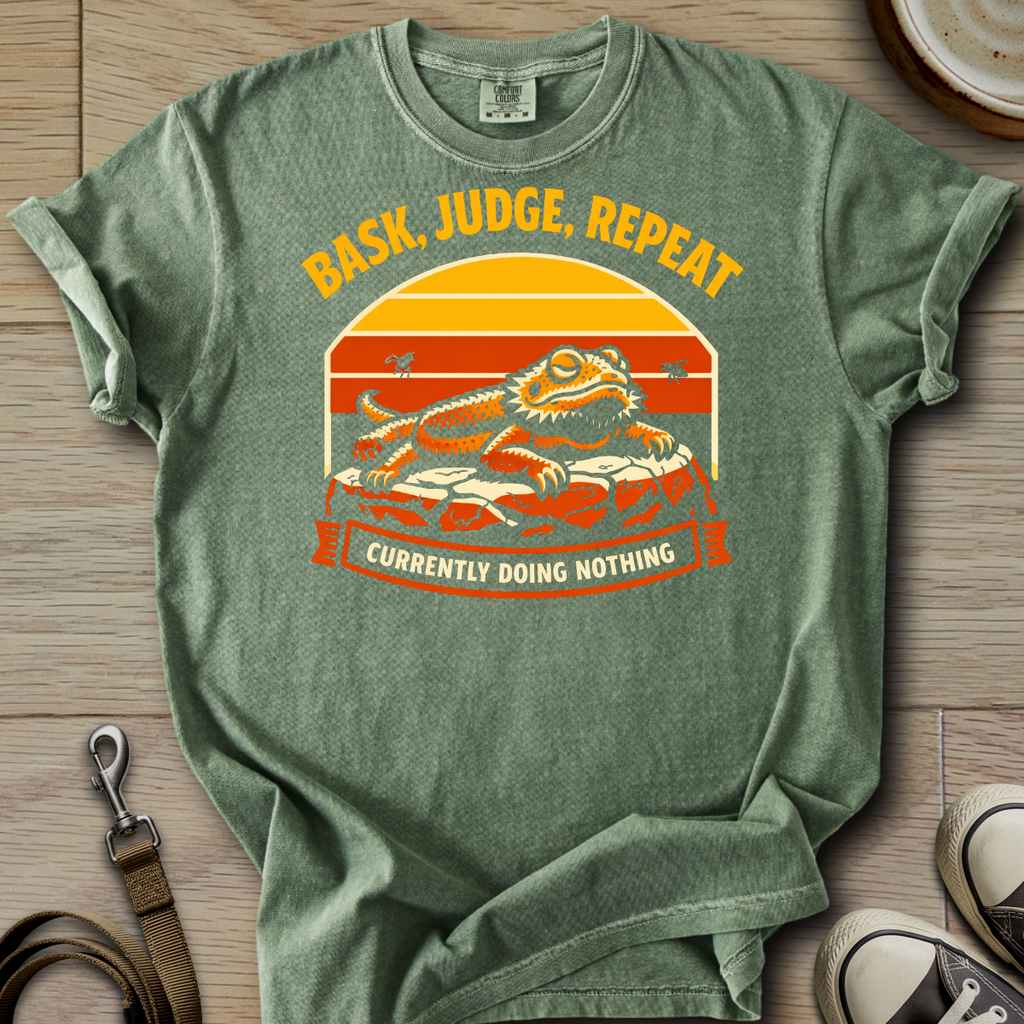Bask, Judge, Repeat - Beardie T-Shirt