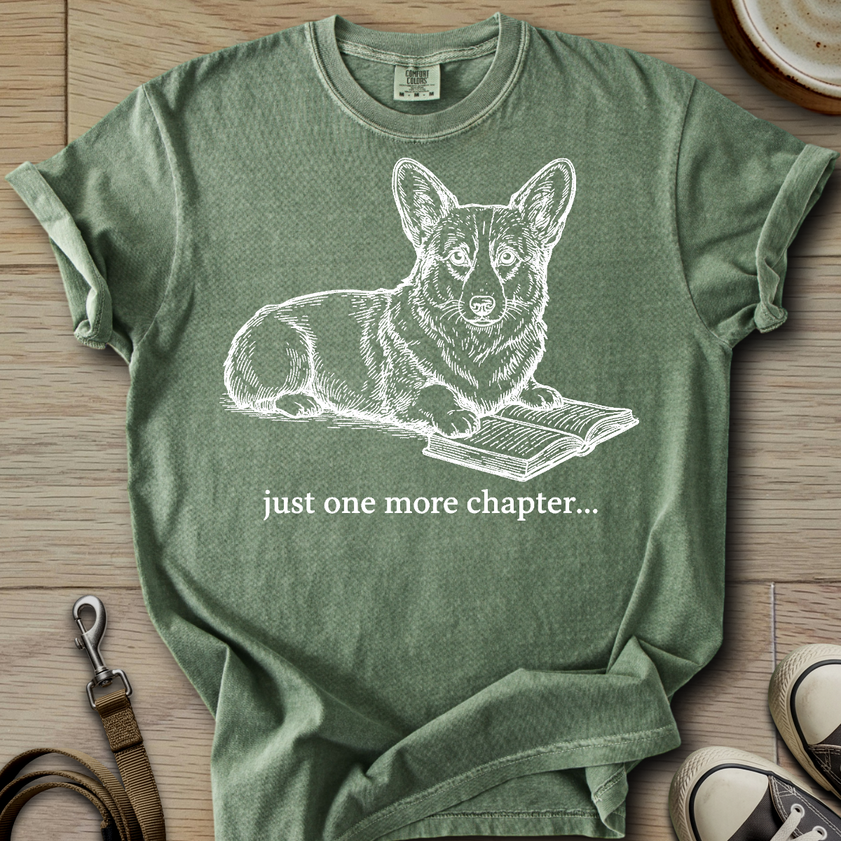 Just one more Chapter - Corgi T-Shirt