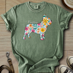 Personalized Name dog silhouette - Frenchie T-Shirt