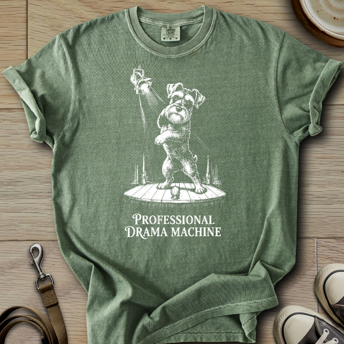 Professional Drama Machine - Schnauzer T-Shirt