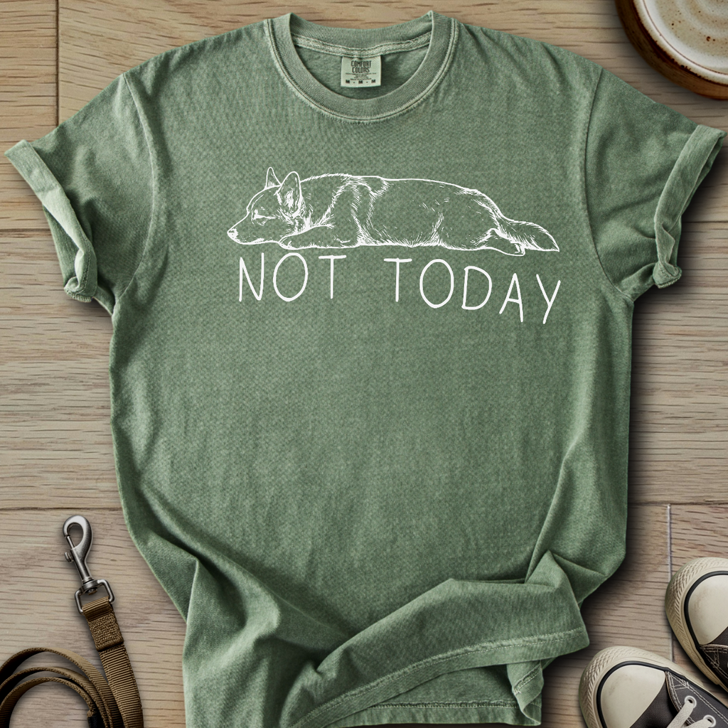 Not Today - Corgi T-Shirt