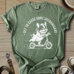 Off to Cause Some Shenanigans - Frenchie T-Shirt