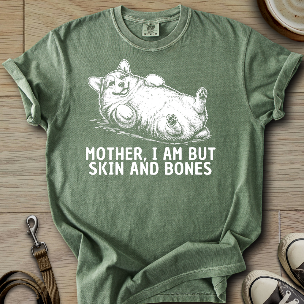 Skin and Bones - Corgi T-Shirt