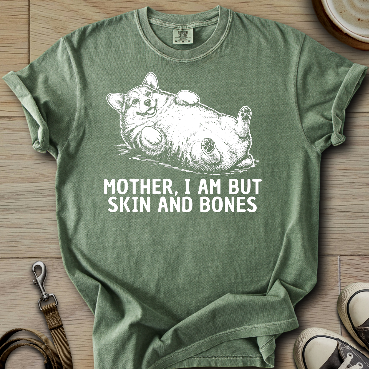 Skin and Bones - Corgi T-Shirt