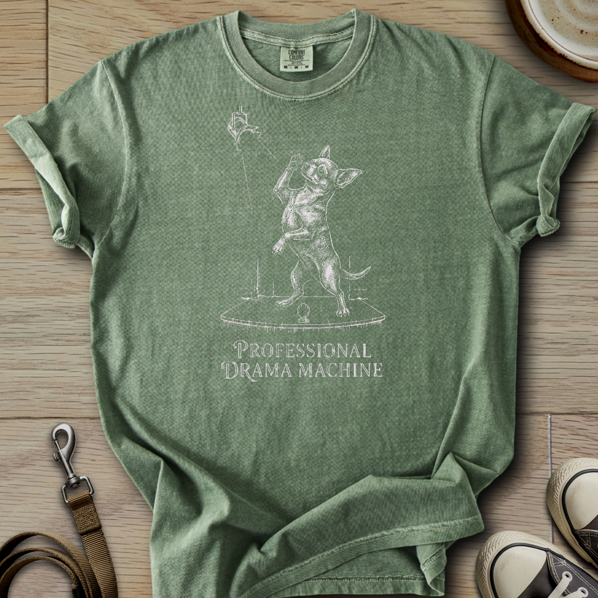 Pro. Drama Machine - Chihuahua T-Shirt