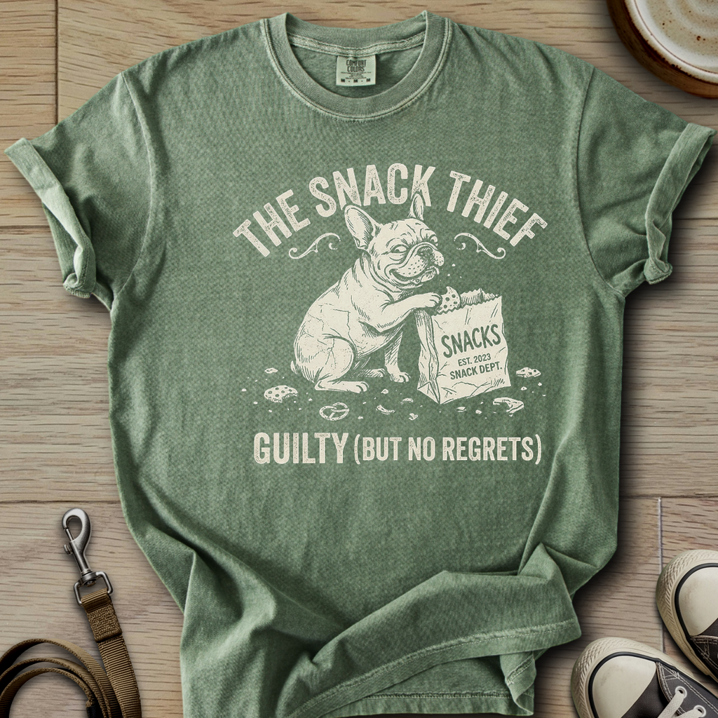 The Snack Thief - Frenchie T-Shirt