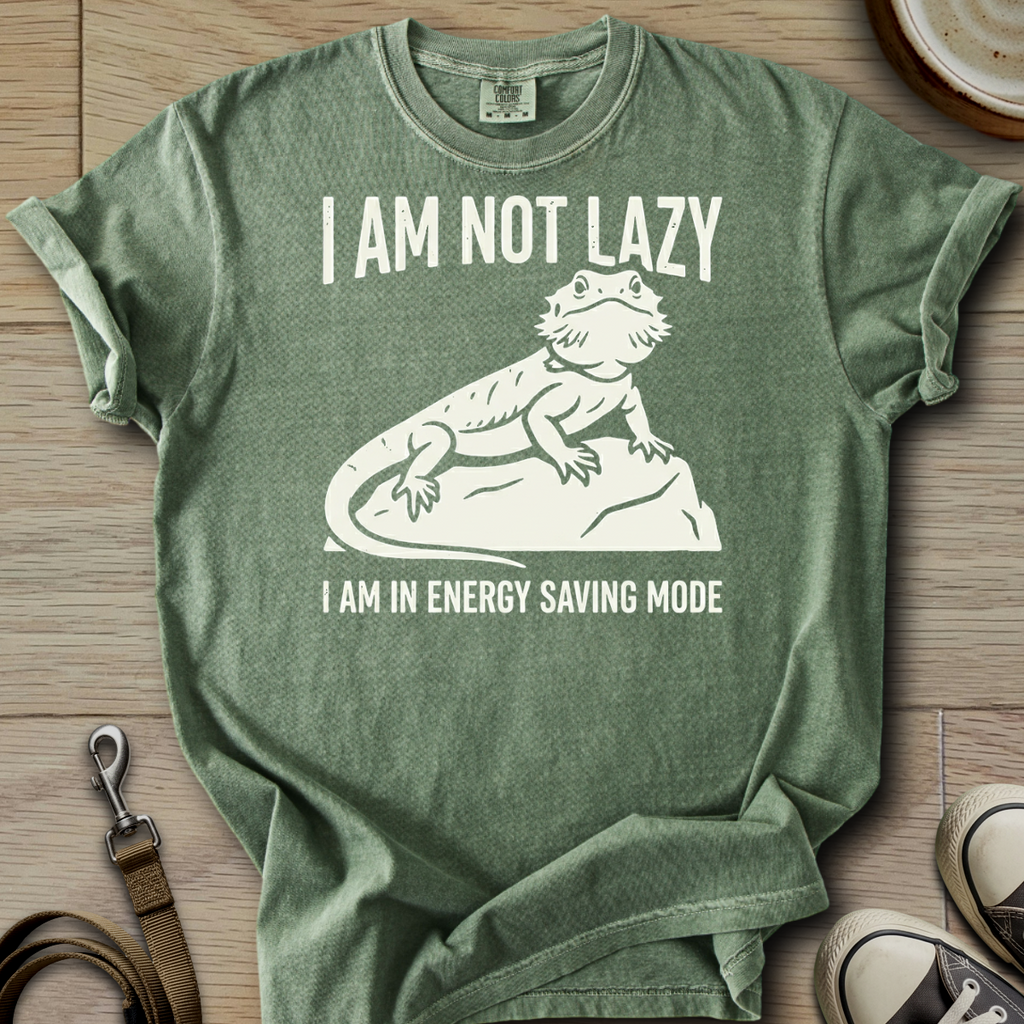 Not Lazy Energy Efficient - Beardie T-Shirt