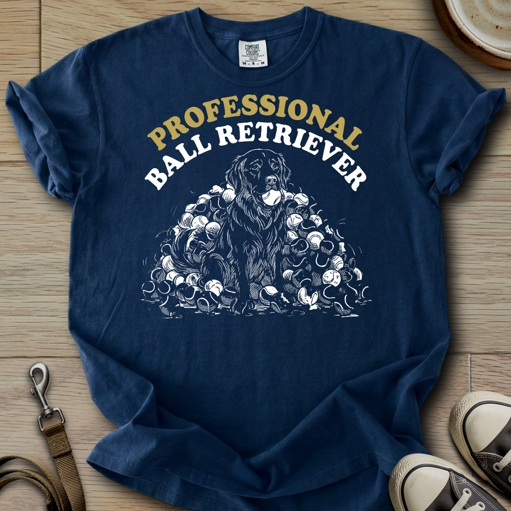 Professional Ball Retriever - Golden T-Shirt