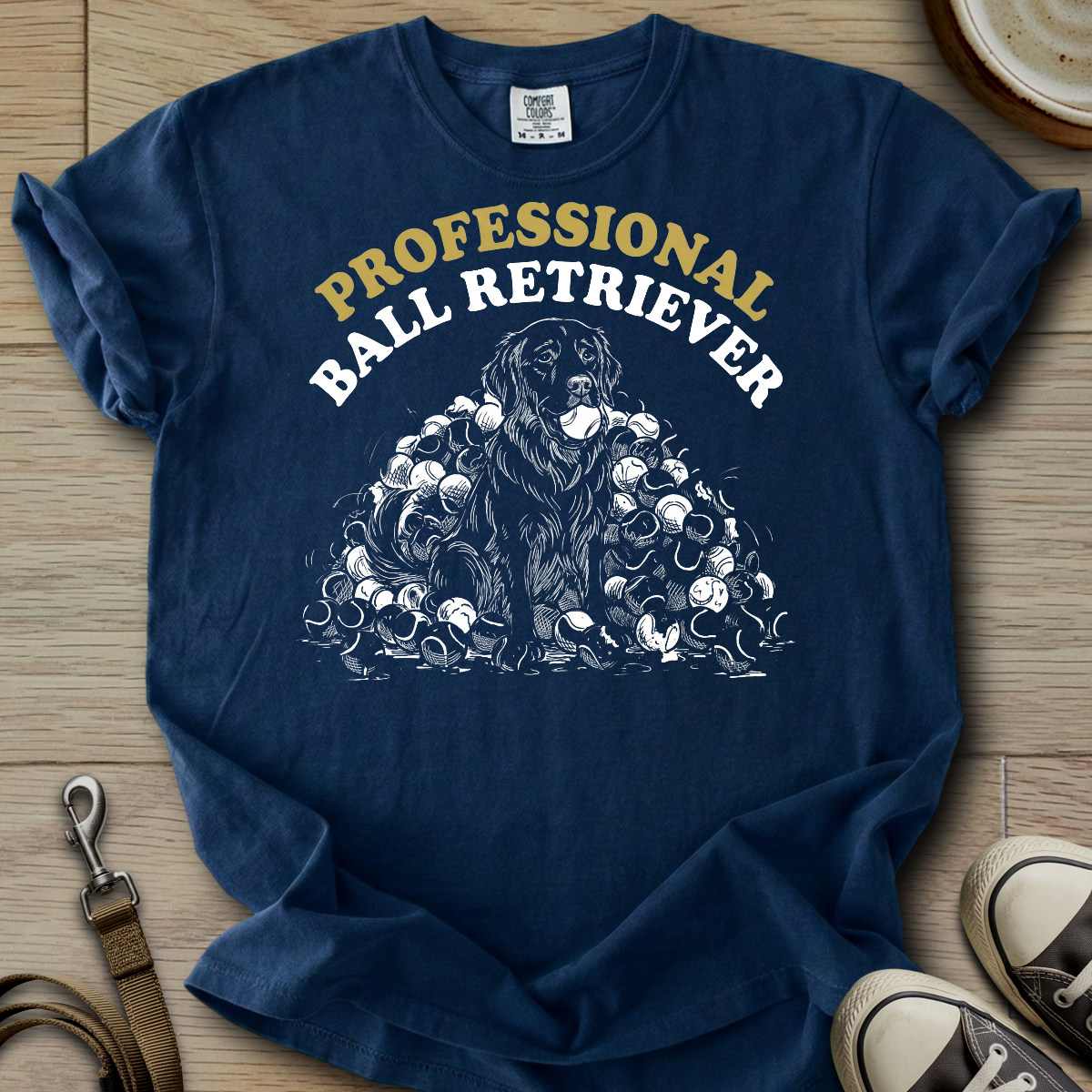 Professional Ball Retriever - Golden T-Shirt