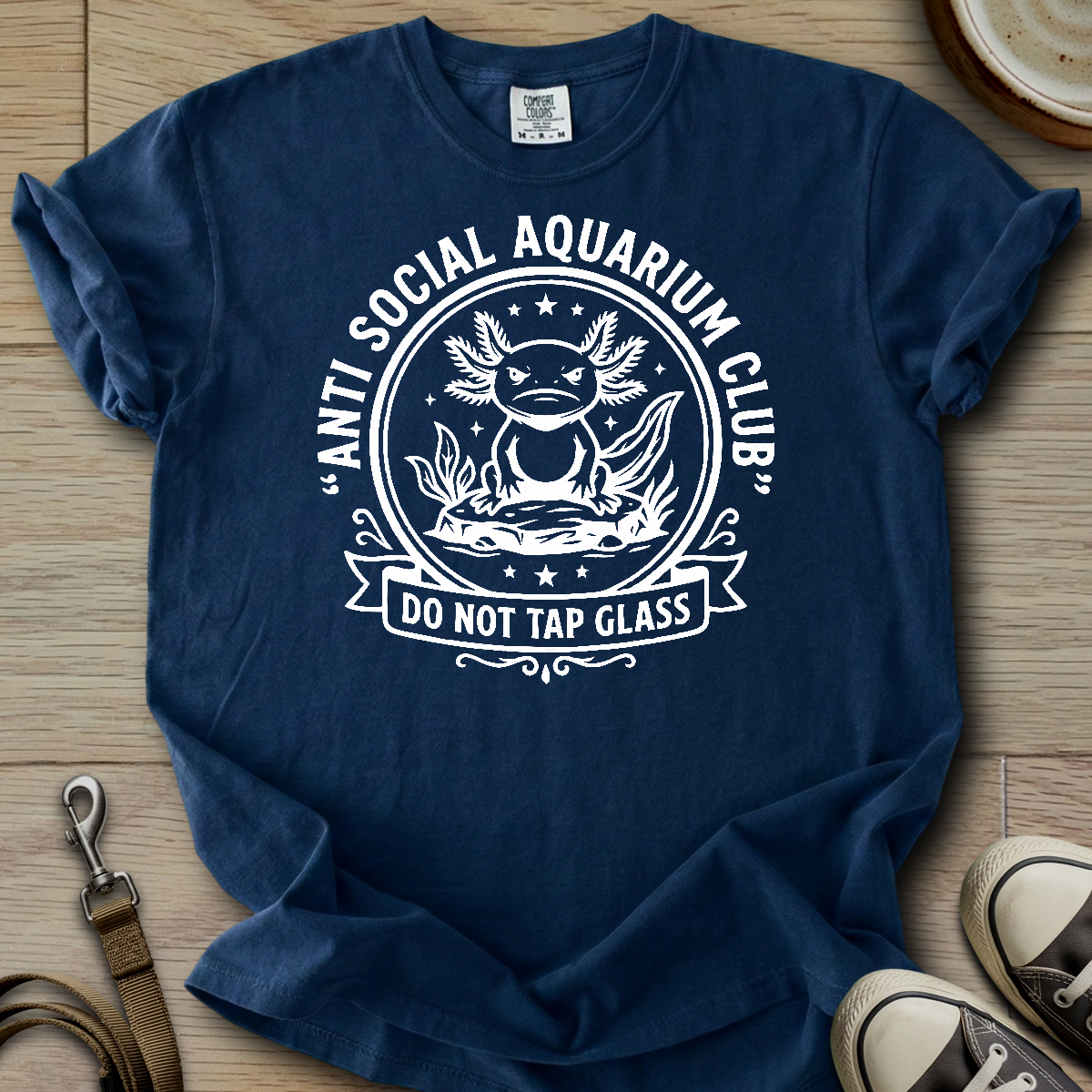 Anti Social Aquarium Club - Axolotl T-Shirt