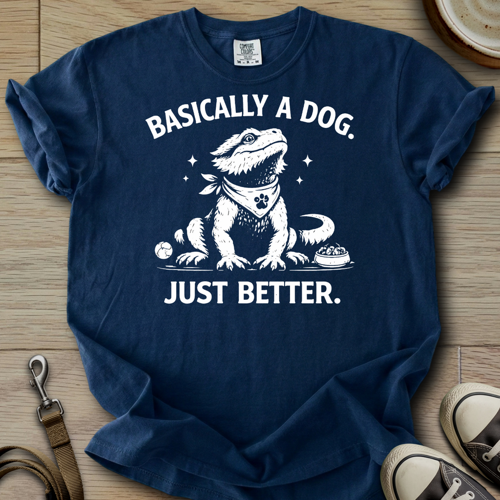 Basically a Dog - Beardie T-Shirt