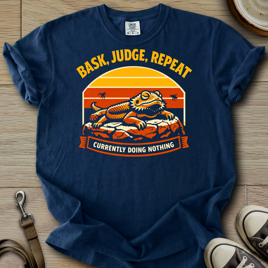 Bask, Judge, Repeat - Beardie T-Shirt