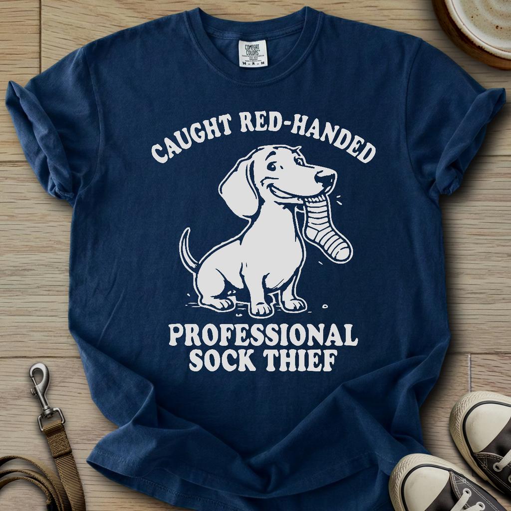 Professional Sock Thief - Doxie T-Shirt