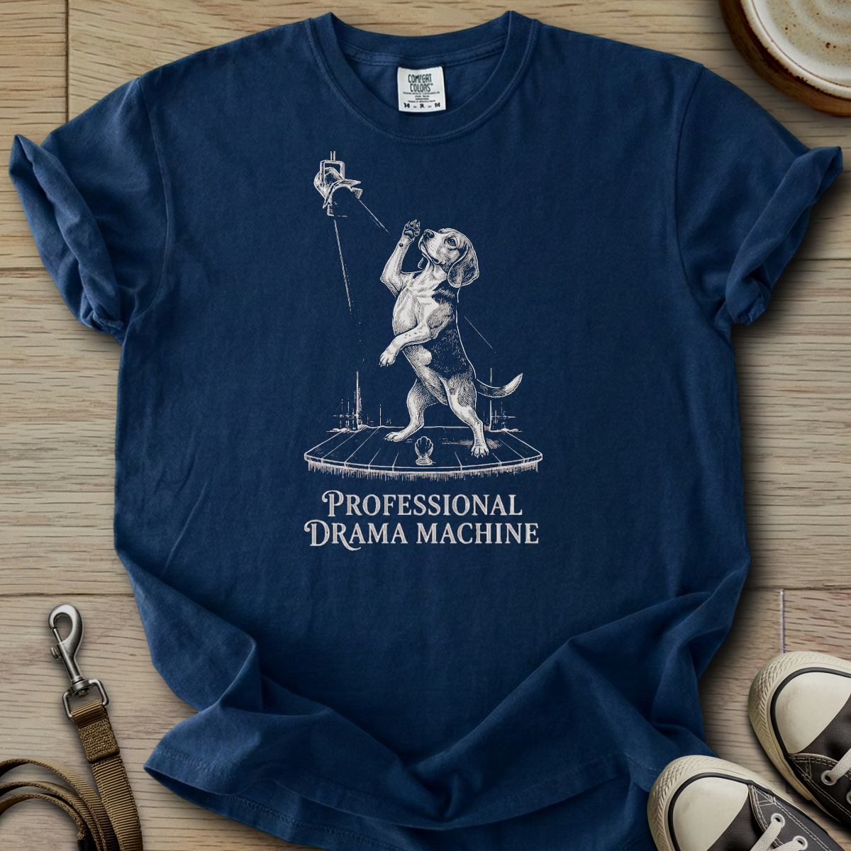 Pro. Drama Machine - Beagle T-Shirt