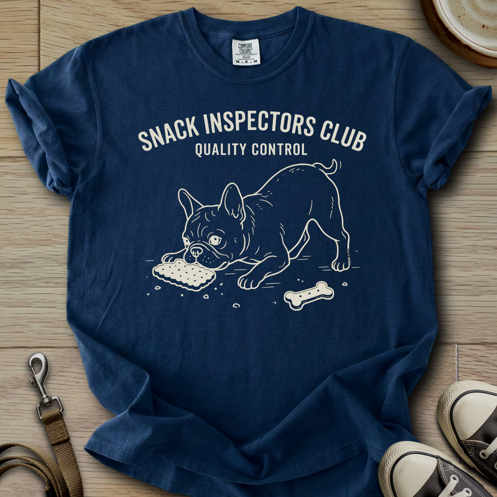 Snack Inspectors Club - Frenchie T-Shirt