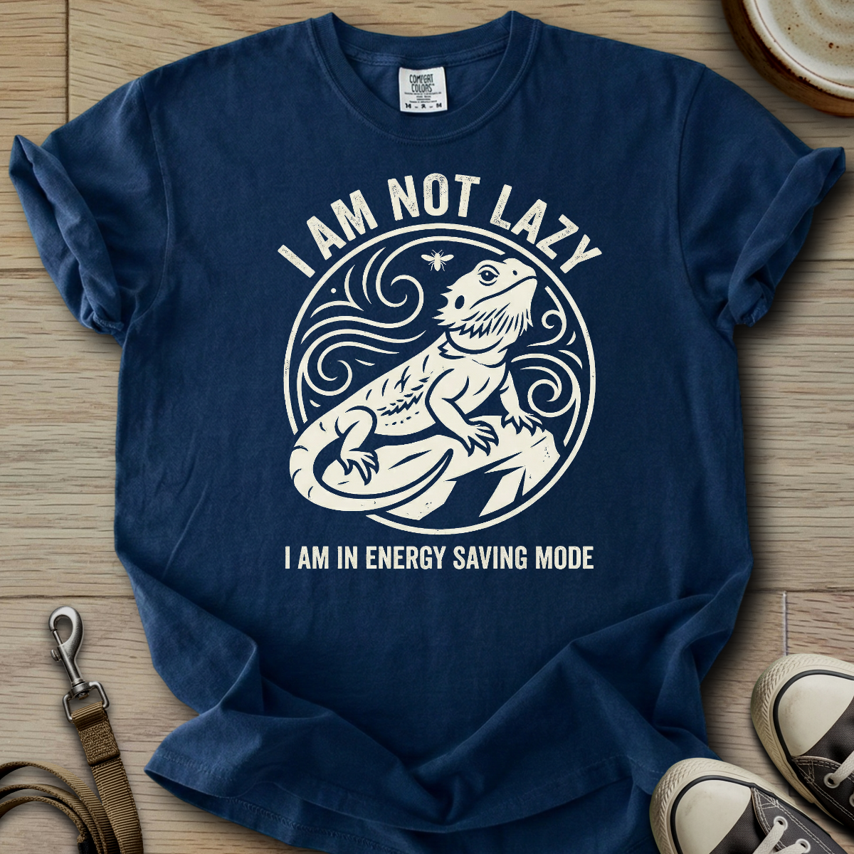 I am not Lazy - Beardie T-Shirt
