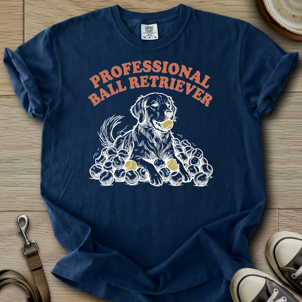 Professional Ball Retriever - Golden T-Shirt