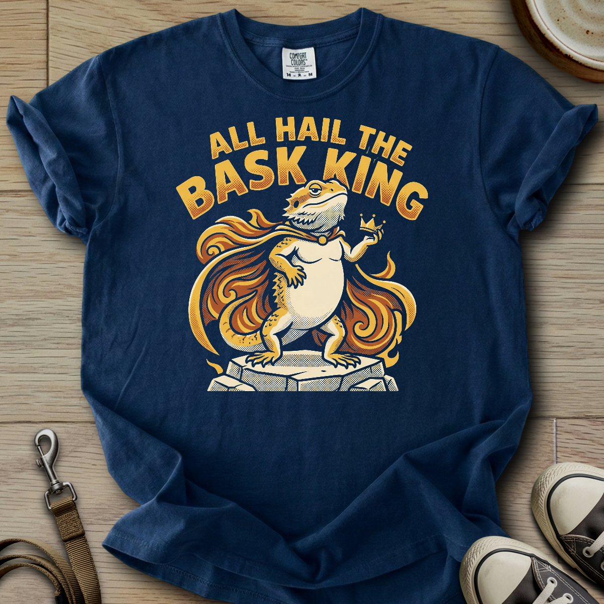 All Hail the Bask King - Beardie T-Shirt