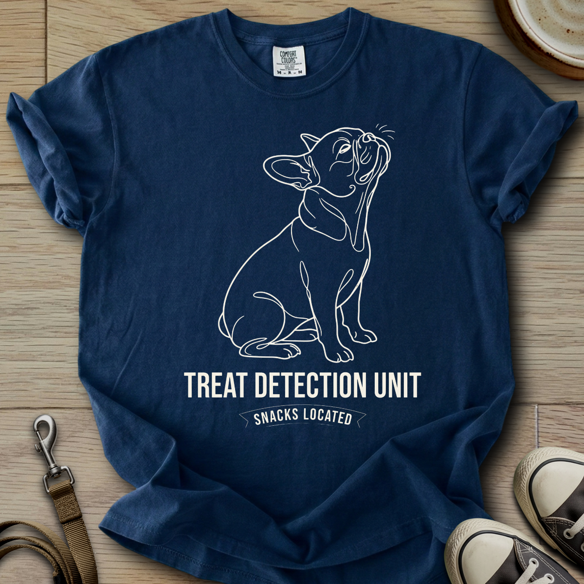 Treat Detection Unit - Frenchie T-Shirt