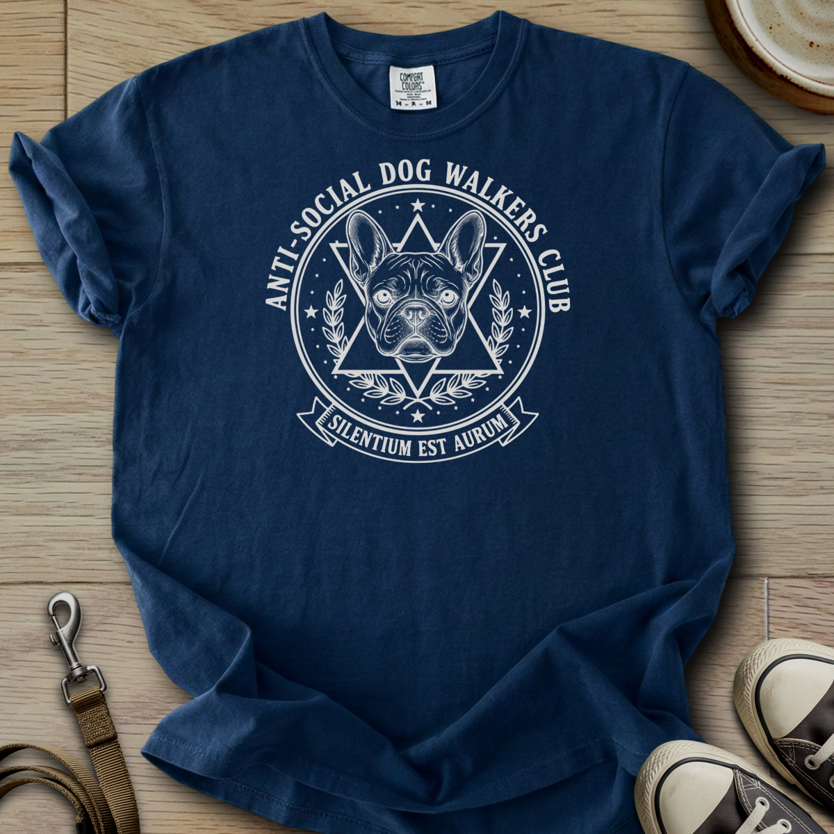 Anti-Social Dog Walkers Club - Frenchie T-Shirt