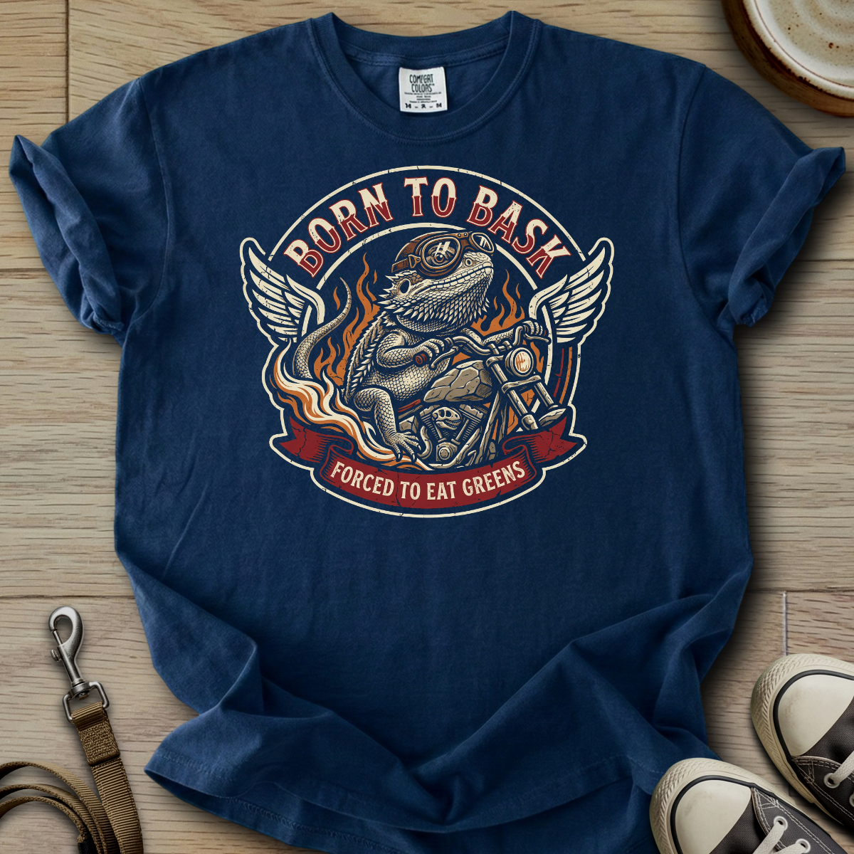 Born to Bask - Beardie T-Shirt