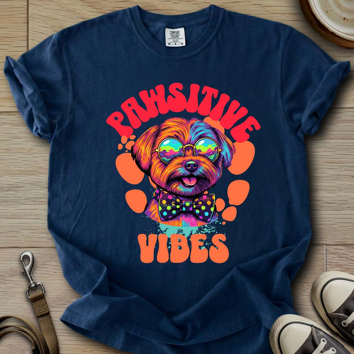 Pawsitive Dog Vibes T-Shirt