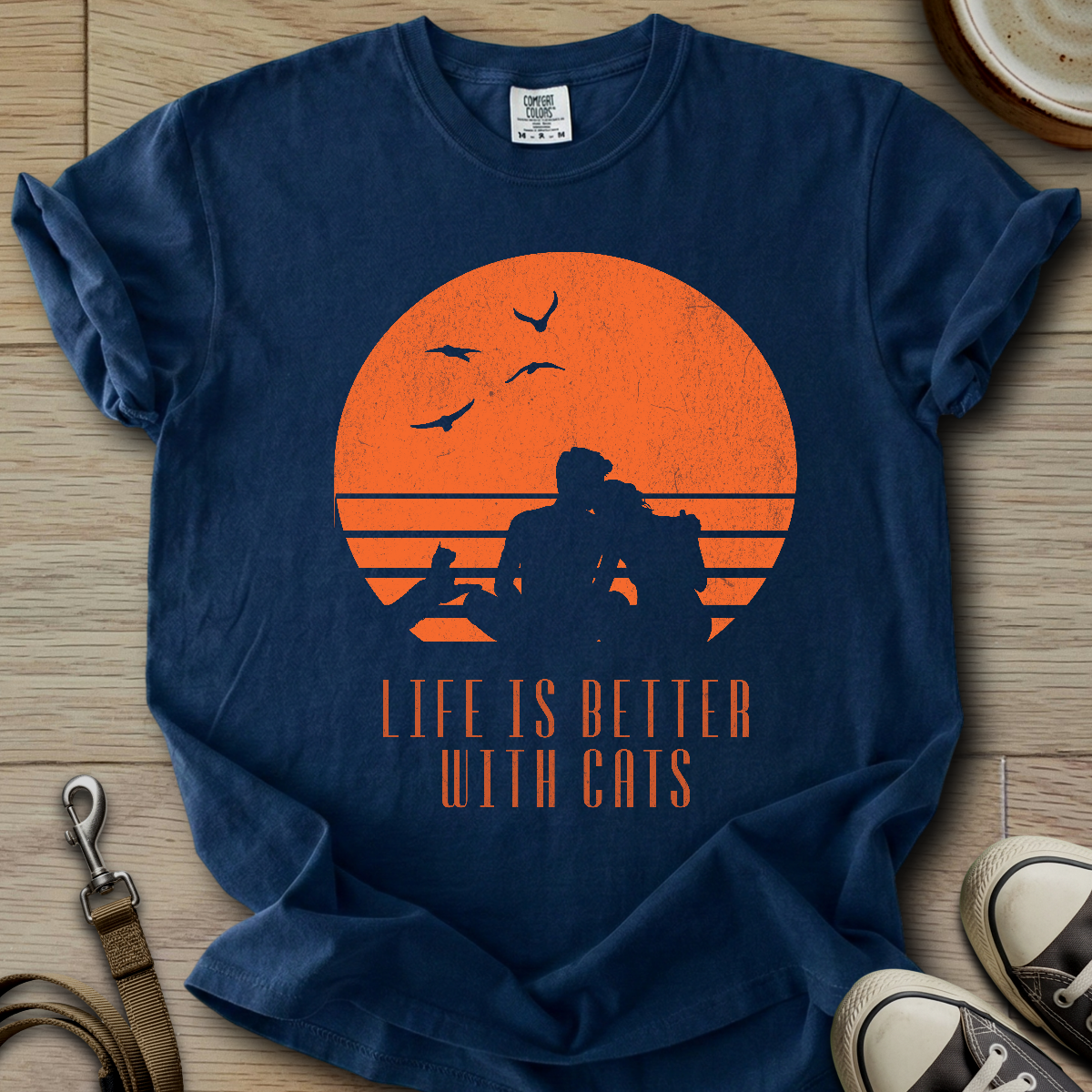 Life is Better With Cats T-Shirt