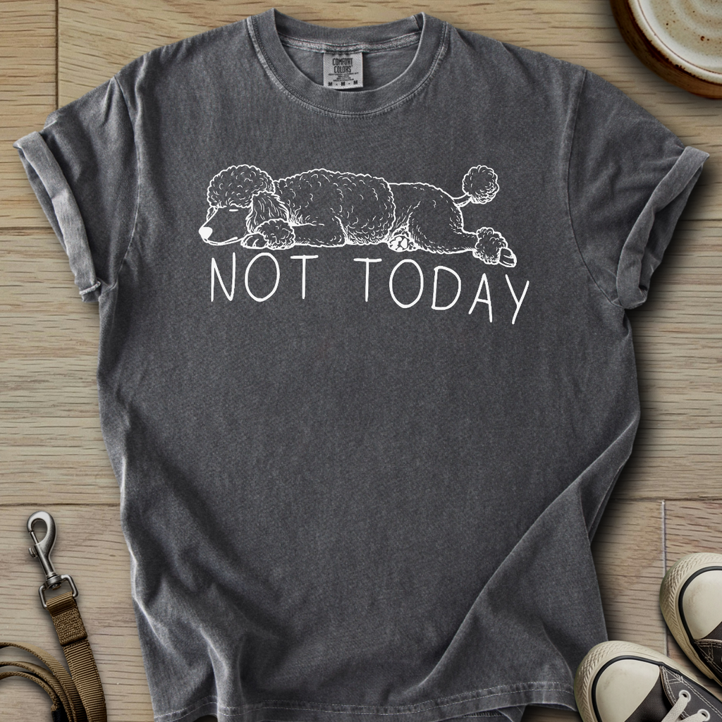 Not Today - Poodle T-Shirt