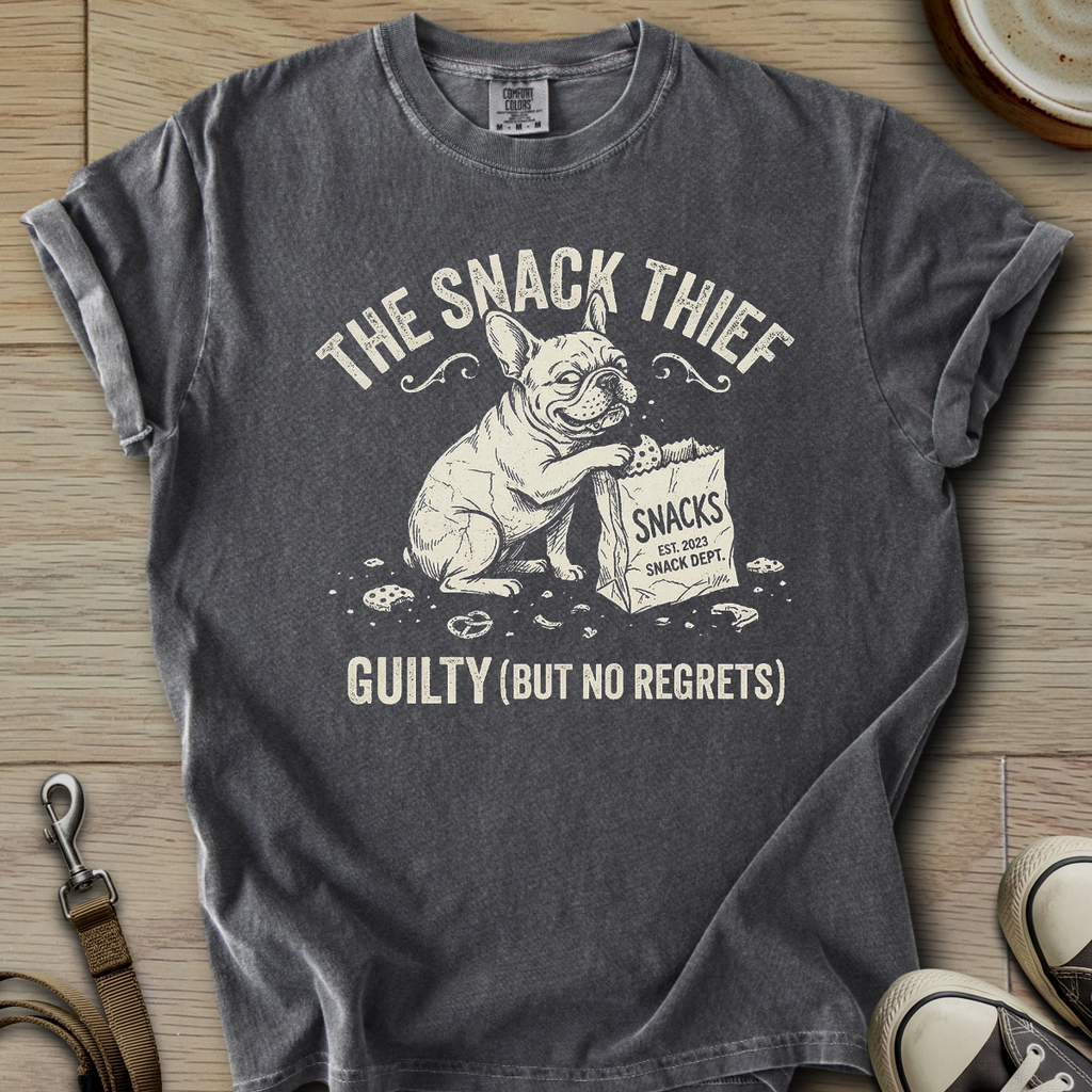 The Snack Thief - Frenchie T-Shirt