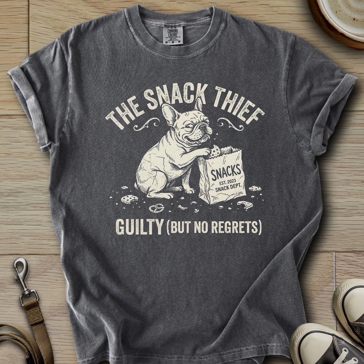 The Snack Thief - Frenchie T-Shirt