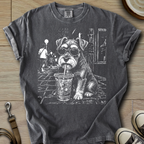 Cool Schnauzer drinking  T-Shirt