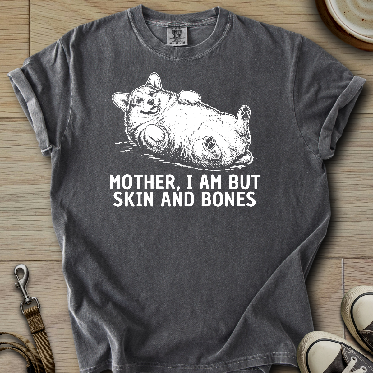 Skin and Bones - Corgi T-Shirt