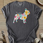 Personalized Name dog silhouette - Frenchie T-Shirt