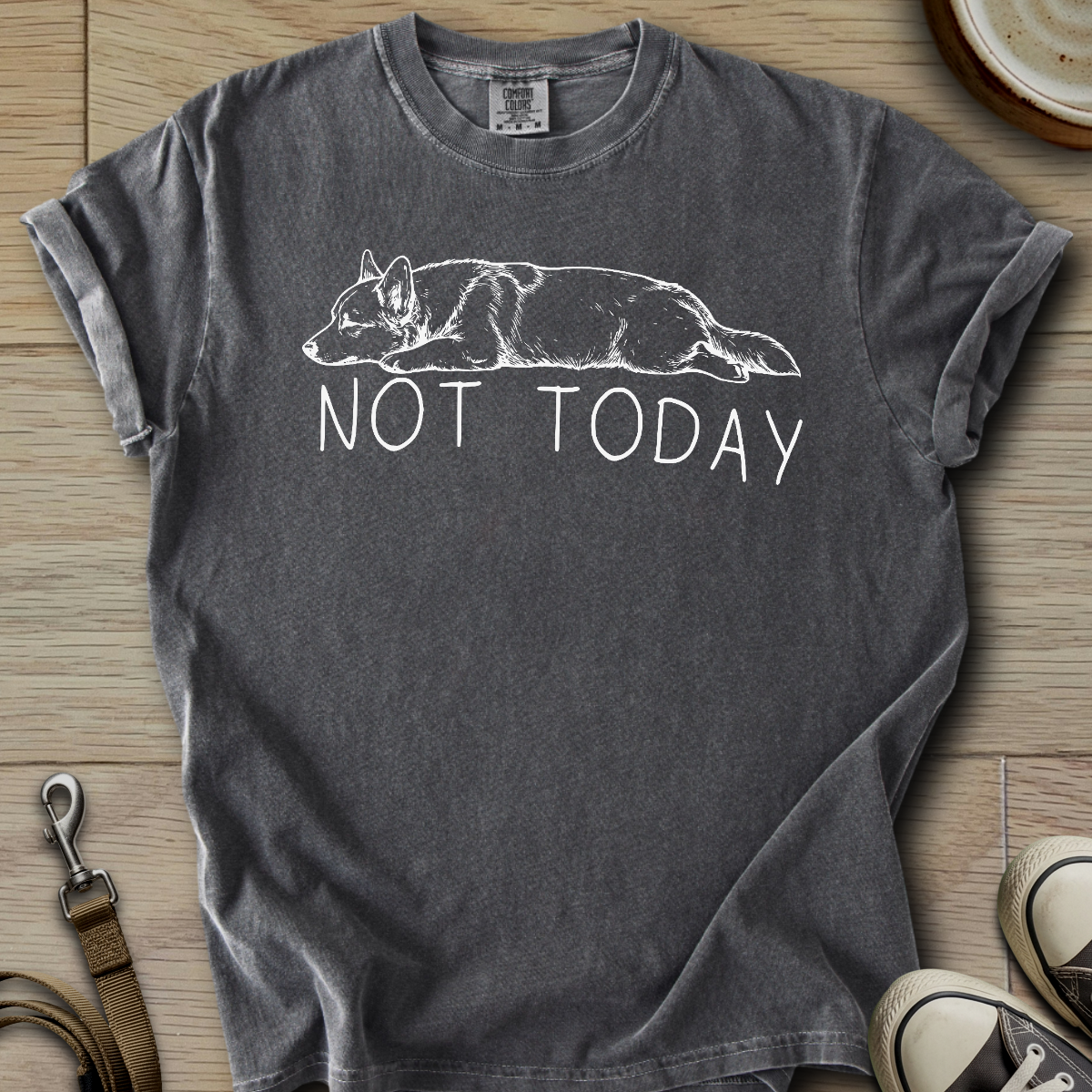 Not Today - Corgi T-Shirt