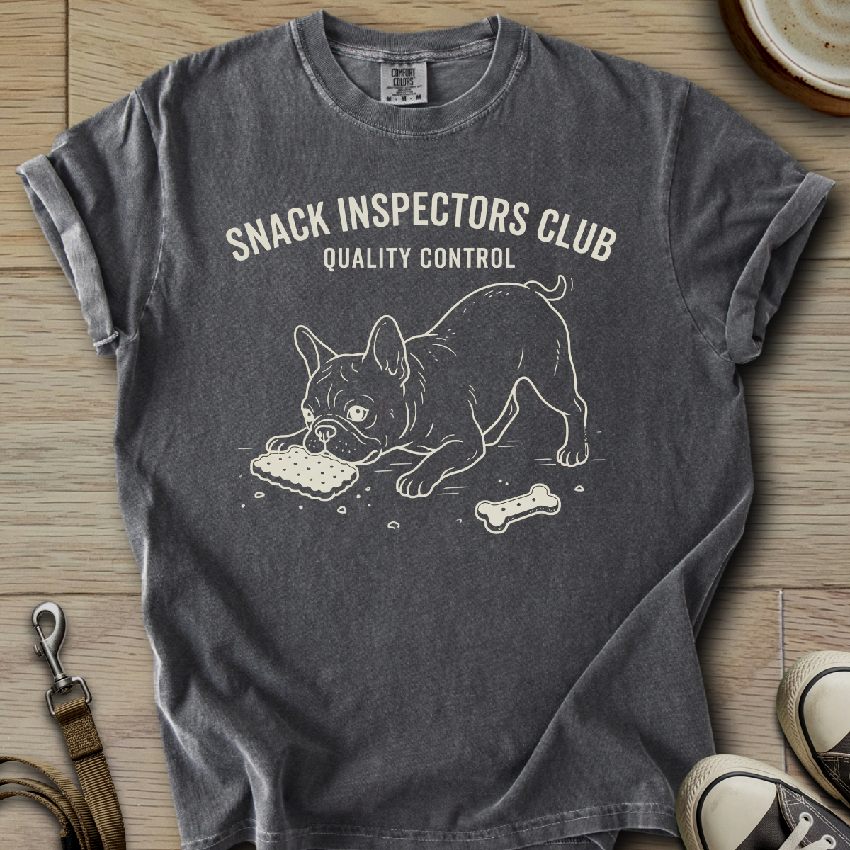 Snack Inspectors Club - Frenchie T-Shirt