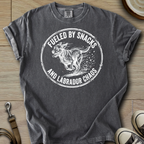 Fueled by Snacks - Labrador T-Shirt