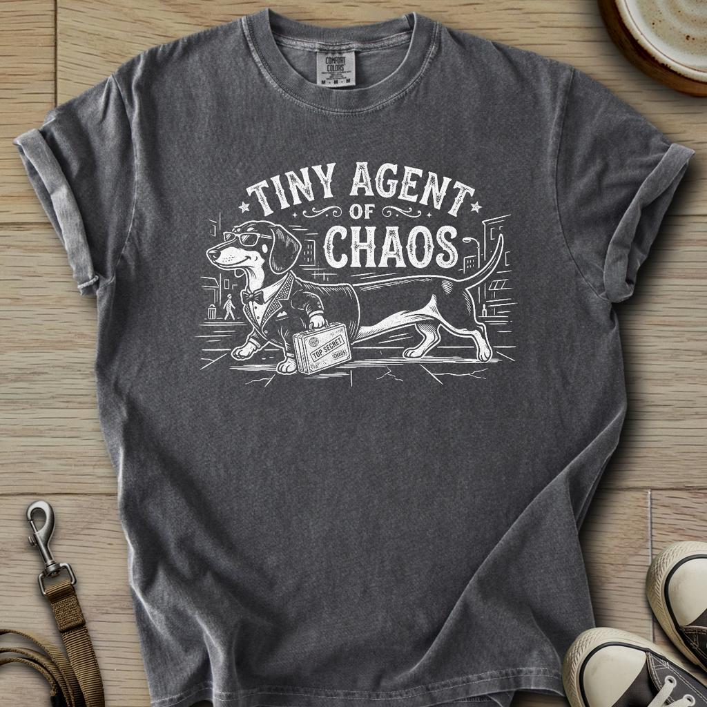 Tiny Agent of Chaos - Doxie T-Shirt