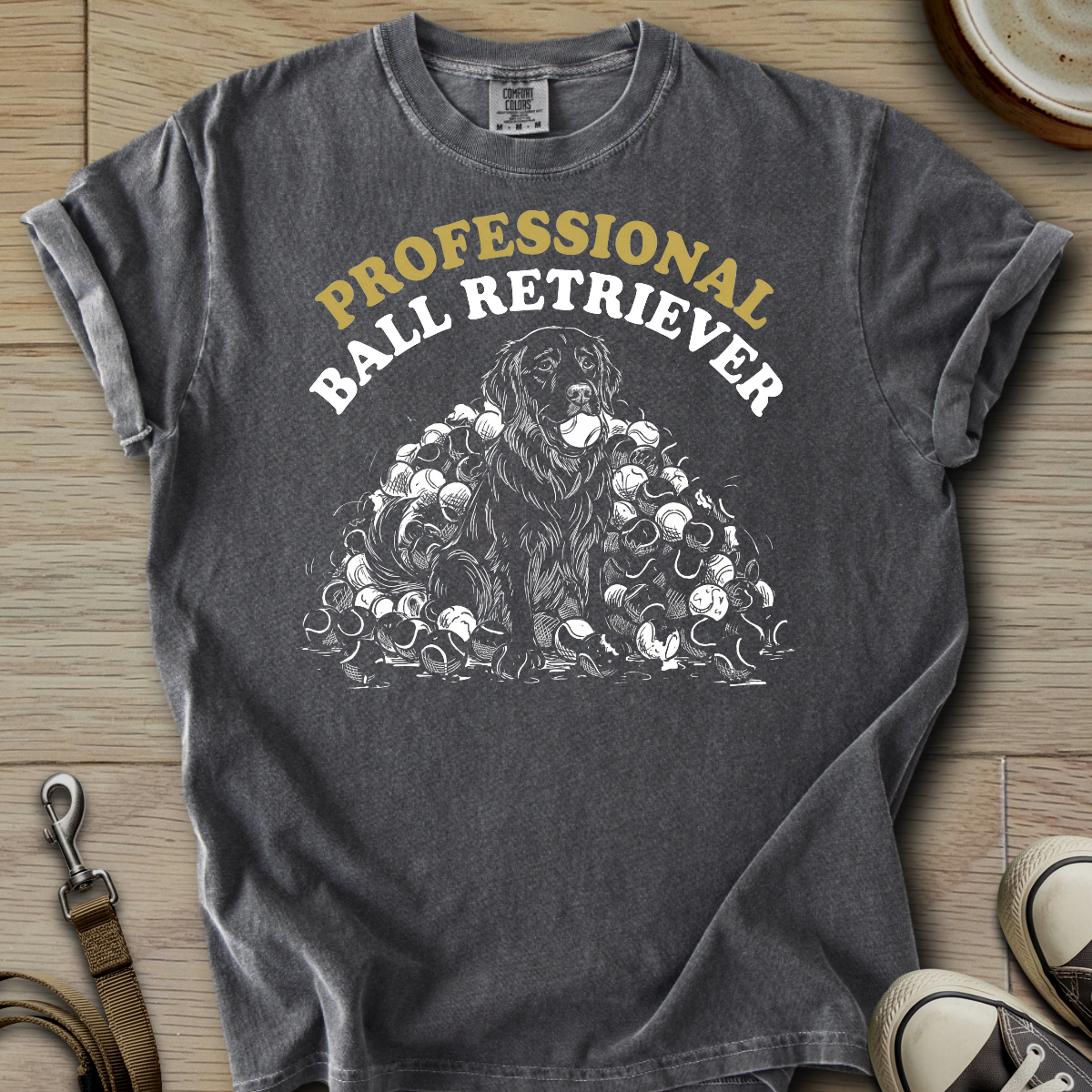 Professional Ball Retriever - Golden T-Shirt