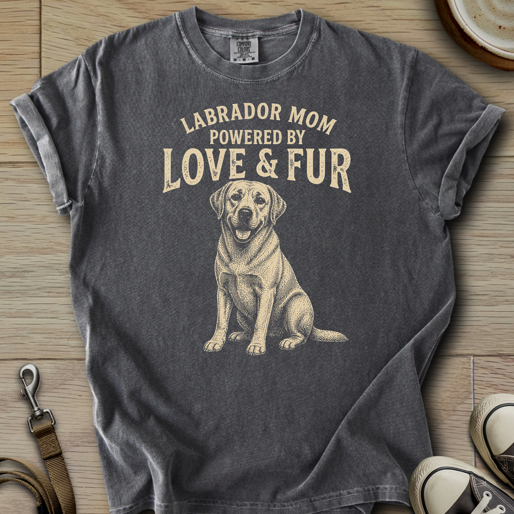 Labrador Mom Love & Fur T-Shirt