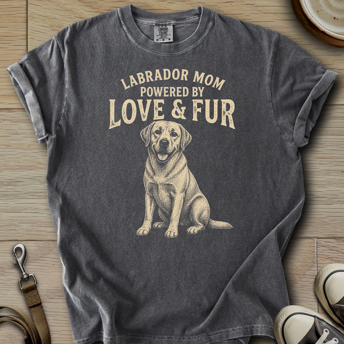 Labrador Mom Love & Fur T-Shirt