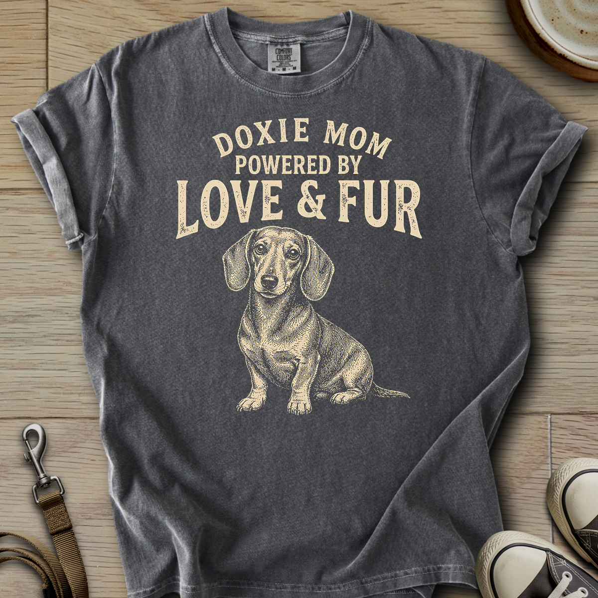 Doxie Mom Love & Fur T-Shirt
