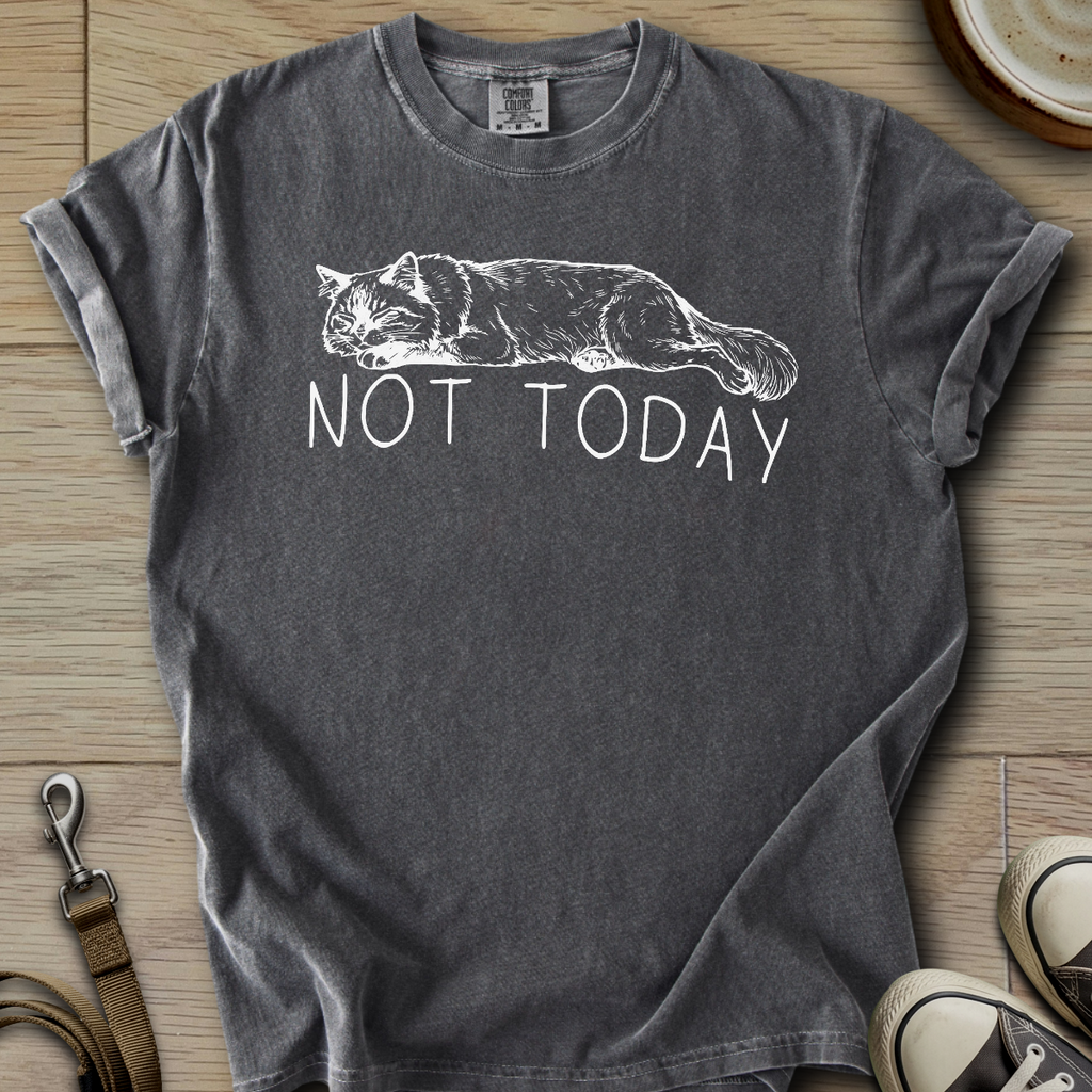 Not Today - Cat T-Shirt
