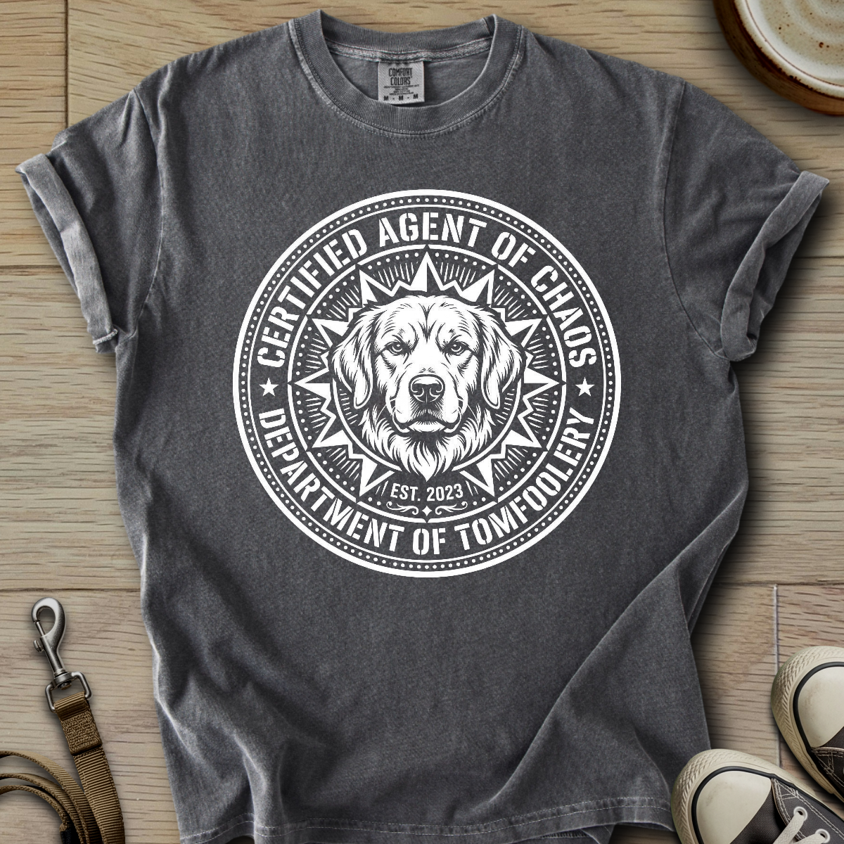 Certified Agent of Chaos - Golden T-Shirt