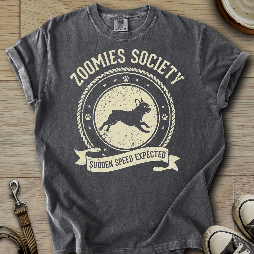 Zoomies Society - Frenchie T-Shirt ©