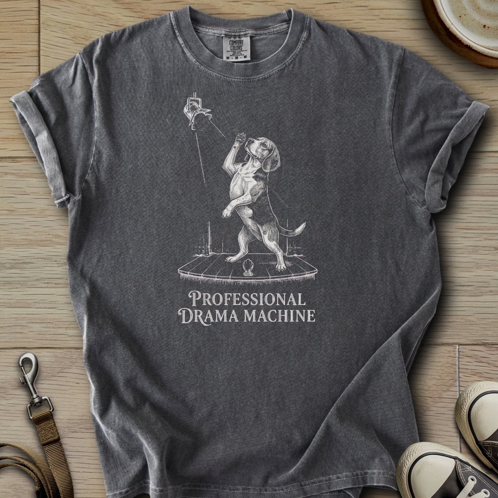 Pro. Drama Machine - Beagle T-Shirt