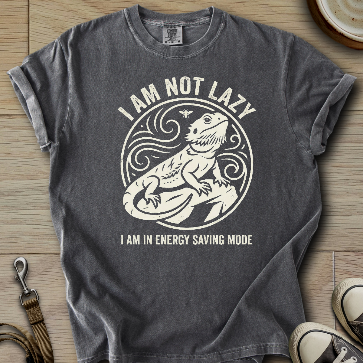 I am not Lazy - Beardie T-Shirt